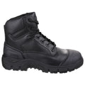 Black - Side - Magnum Mens Roadmaster Leather Safety Boots
