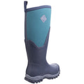 Navy-Spruce - Side - Muck Boots Womens-Ladies Arctic Sport Tall II Pull On Wellington Boots