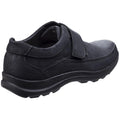 Black - Lifestyle - Fleet & Foster Mens Hurghada Leather Shoes