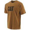 Bronze - Front - Caterpillar Mens Trademark Logo T-Shirt