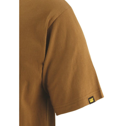 Bronze - Back - Caterpillar Mens Trademark Logo T-Shirt