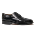 Black - Front - Amblers Ben Leather Soled Shoe - Mens Shoes