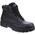 Black - Front - Centek Mens FS331 Classic Ankle S3 Lace Up Leather Safety Boots
