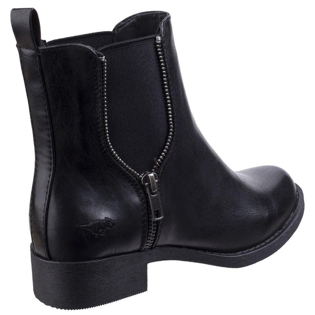 Black - Side - Rocket Dog Womens-Ladies Camilla Bromley Gusset Ankle Boots