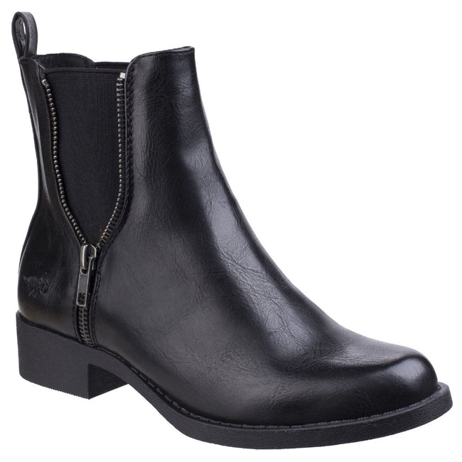 Black - Front - Rocket Dog Womens-Ladies Camilla Bromley Gusset Ankle Boots