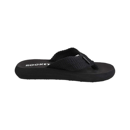 Black - Back - Rocket Dog Womens-Ladies Sunset Slip On Sandals