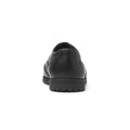 Black - Lifestyle - Hush Puppies Childrens-Girls Eadie Snr Leather Brogue Shoes