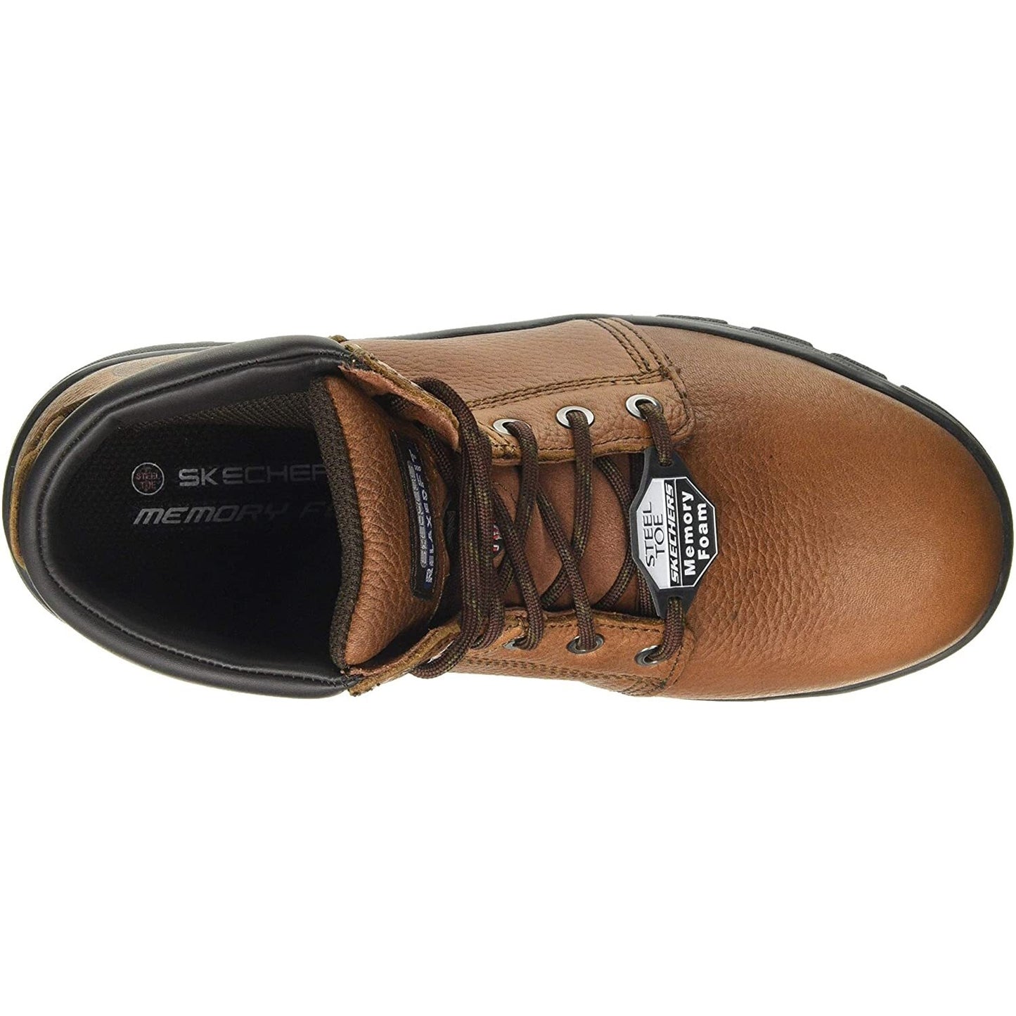 Brown - Side - Skechers Mens Workshire Safety Boots