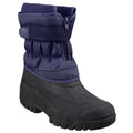 Navy - Front - Cotswold Adults Chase Touch Fastening and Zip Up Winter Boots