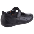 Black - Side - Hush Puppies Childrens Girls Cindy Back To School Shoes