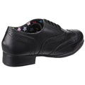 Black - Side - Hush Puppies Girls Kada Senior School Shoes