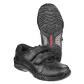 Black - Pack Shot - Hush Puppies Childrens Boys Jezza Back To School Shoes