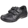 Black - Close up - Hush Puppies Childrens Boys Jezza Back To School Shoes
