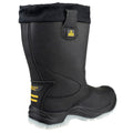 Black - Back - Amblers Steel FS209 Safety Pull On - Mens Boots - Riggers Safety