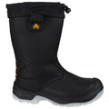 Black - Lifestyle - Amblers Steel FS209 Safety Pull On - Mens Boots - Riggers Safety