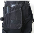 Black - Close up - Caterpillar Mens Floor Layer Flex Trouser
