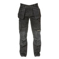 Black - Front - Caterpillar Mens Floor Layer Flex Trouser