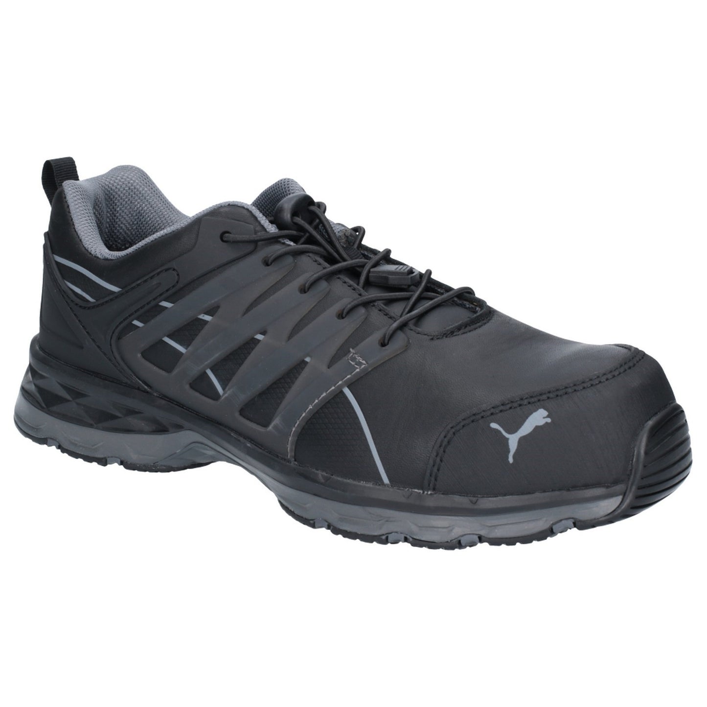 Black - Side - Puma Safety Mens Velocity 2.0 Lace Up Safety Shoe