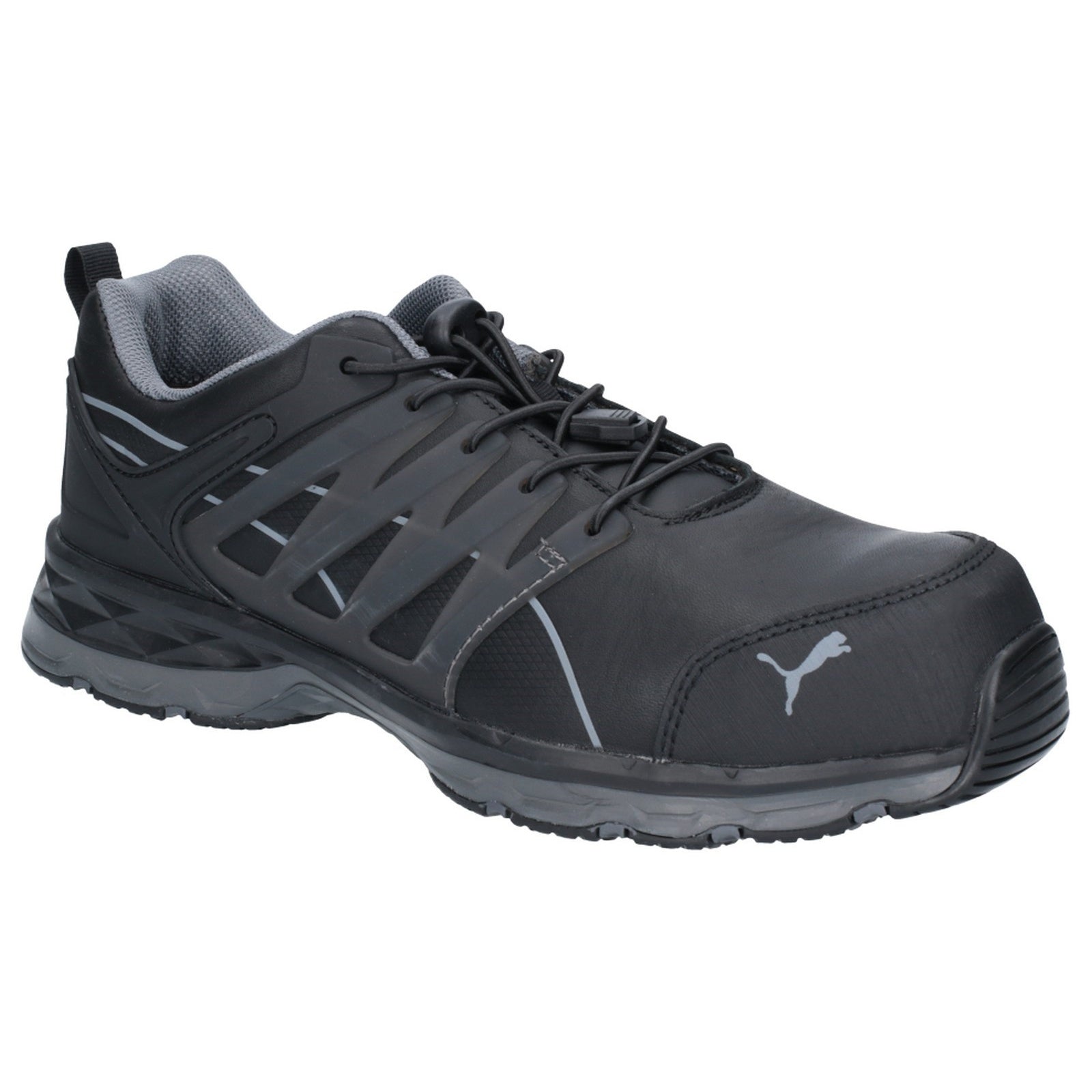 Black - Side - Puma Safety Mens Velocity 2.0 Lace Up Safety Shoe