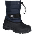 Navy - Front - Cotswold Childrens-Kids Icicle Snow Boot
