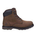 Brown - Back - Amblers Mens Millport Lace Up Boot