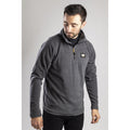 Grey - Side - CAT Lifestyle Mens Concord Fleece Pullover