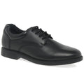 Black - Front - Hush Puppies Tim Boys Back To School Shoe
