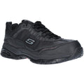 Black - Front - Skechers Mens Soft Stride Work Trainer