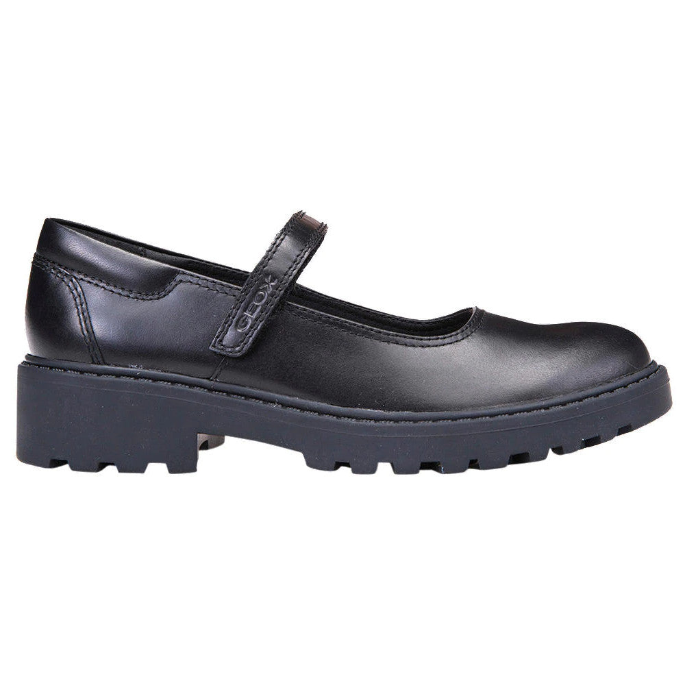 Black - Back - Geox Girls J Casey G. P Touch Fastening Shoe