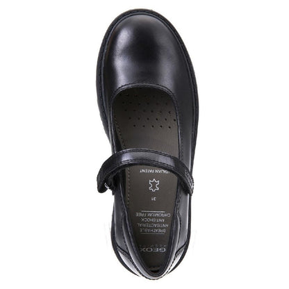 Black - Pack Shot - Geox Girls J Casey G. P Touch Fastening Shoe
