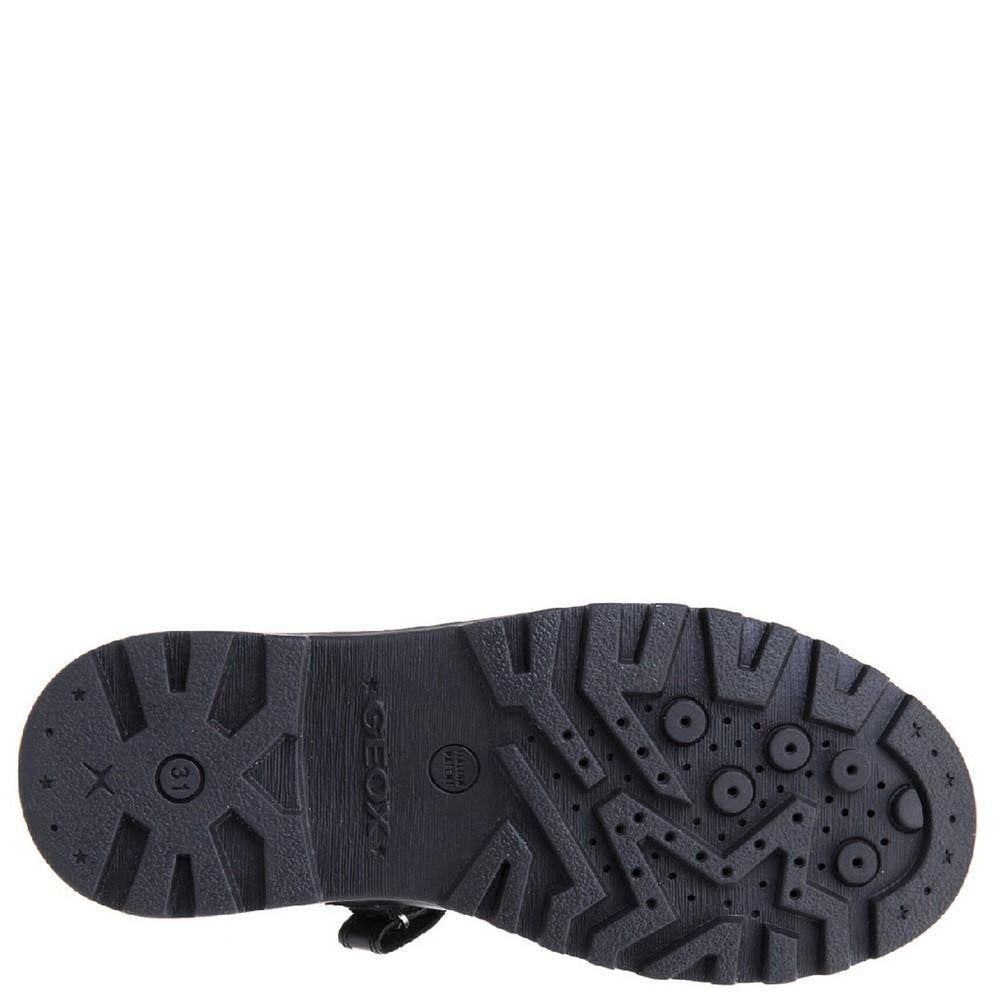 Black - Close up - Geox Girls J Casey G. P Touch Fastening Shoe