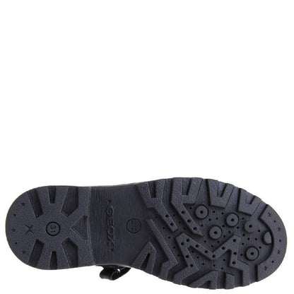 Black - Close up - Geox Girls J Casey G. P Touch Fastening Shoe