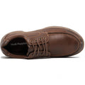 Brown - Pack Shot - Hush Puppies Mens Tucker Lace Up Shoes