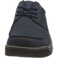 Navy - Close up - Hush Puppies Mens Tucker Lace Up Shoes