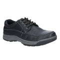 Black - Front - Hush Puppies Mens Tucker Lace Up Shoes