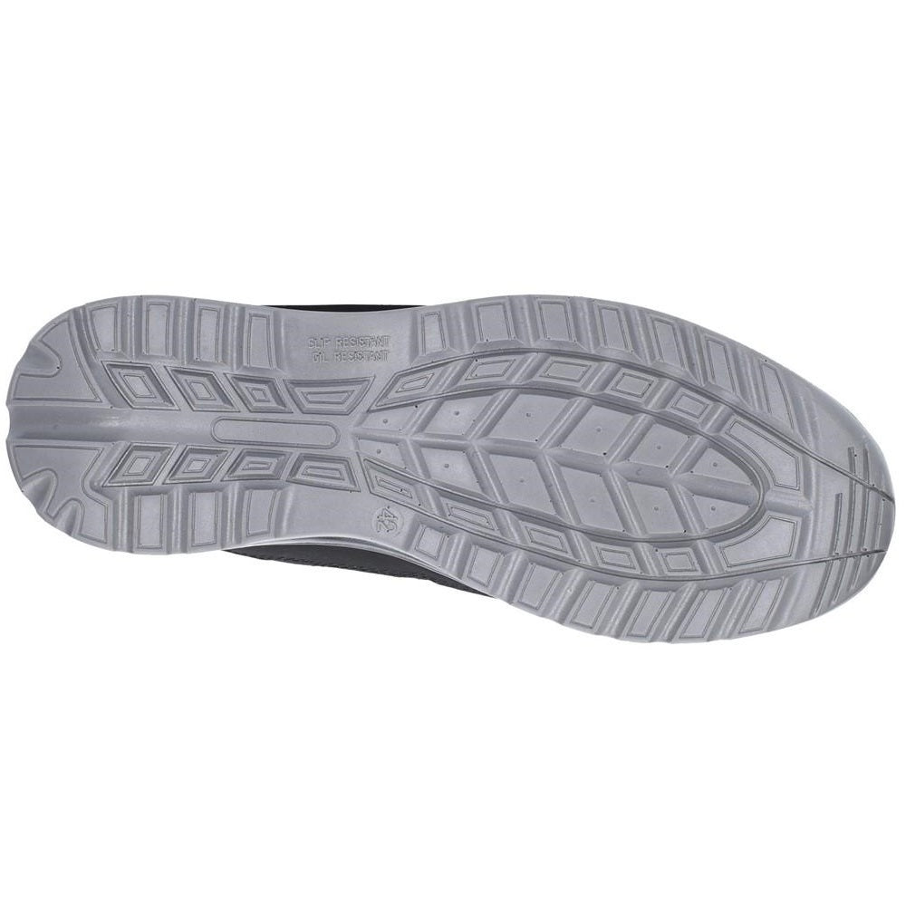 Black - Lifestyle - Centek Unisex FS313 Extra Light Water Resistant Nubuck Leather Safety Trainer