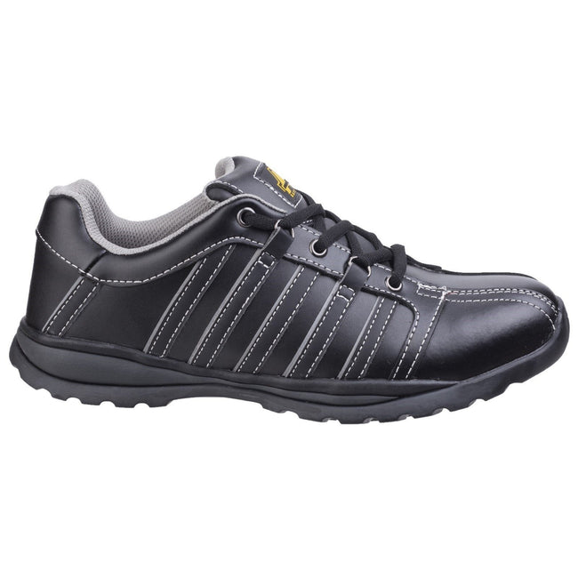 Black - Pack Shot - Amblers Steel FS50 Safety Trainer - Mens Shoes - Trainers Safety