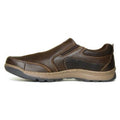 Brown - Lifestyle - Hush Puppies Mens Jasper Slip On Leather Shoes