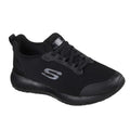 Black - Front - Skechers Womens-Ladies Squad Lace Up Safety Shoes