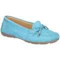 Teal - Front - Hush Puppies Womens-Ladies Maggie Toggle Leather Shoe