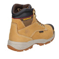 Honey - Back - Caterpillar Mens Spiro Lace Up Waterproof Leather Safety Boot