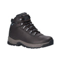 Dark Chocolate - Front - Hi-Tec Eurotrek Womens-Ladies Lite Waterproof Leather Walking Boots