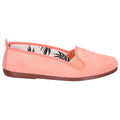 Coral - Back - Flossy Womens-Ladies Dosier Slip On Shoe