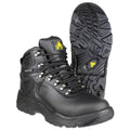 Black - Pack Shot - Amblers Steel FS218 W-P Safety - Womens Boots - Boots Safety