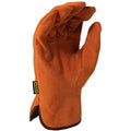 Light Brown - Back - Stanley Mens Split Leather Cowhide Glove