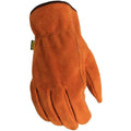 Light Brown - Side - Stanley Mens Split Leather Cowhide Glove