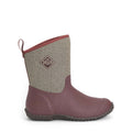 Raisin Purple - Back - Muck Boots Womens RHS Muckster II Slip On Short Boots