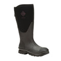 Black - Front - Muck Boots Womens Chore Adjustable Tall Wellington Boots