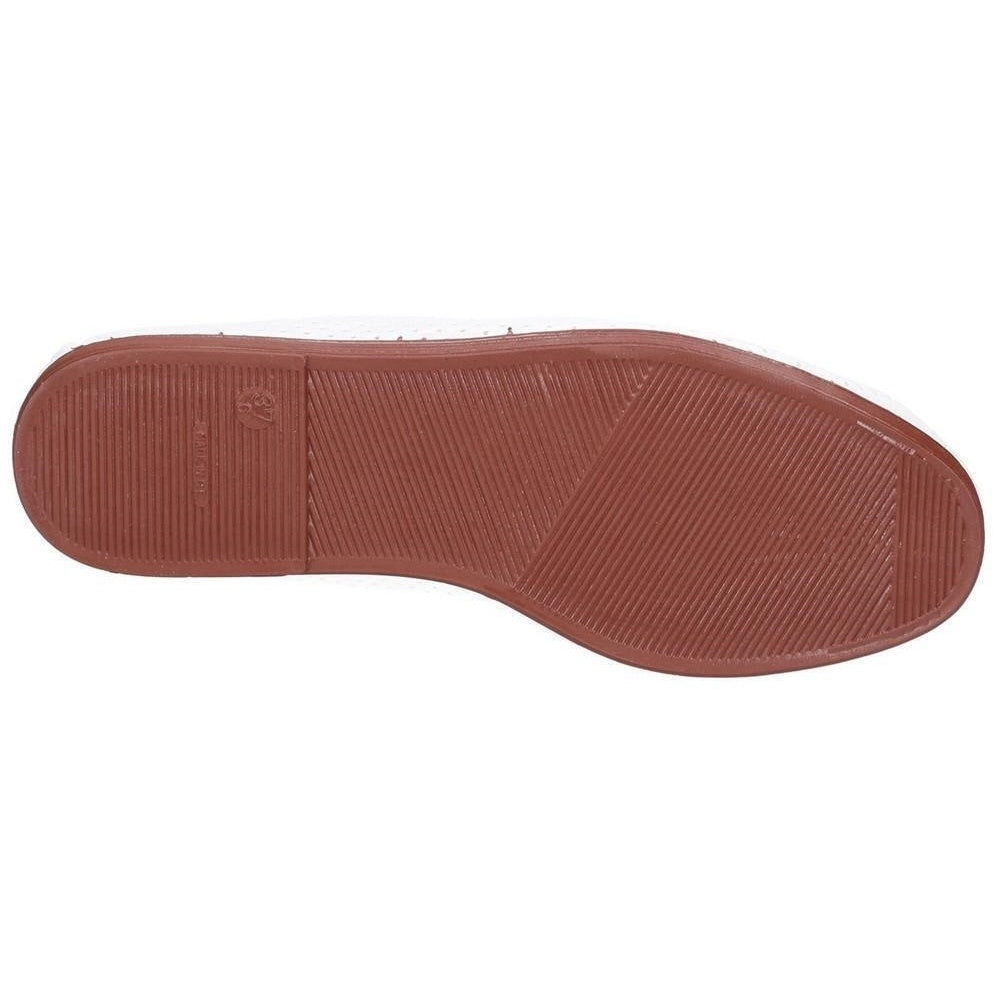 White - Side - Flossy Unisex Adults Pulga Slip On Shoes