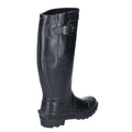 Black - Back - Cotswold Womens-Ladies Windsor Tall Wellington Boot